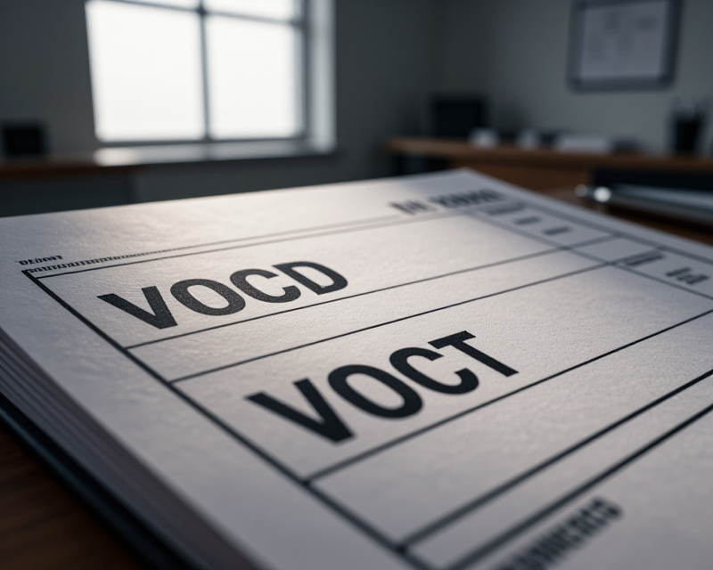 Political Ballot Confusion Concept