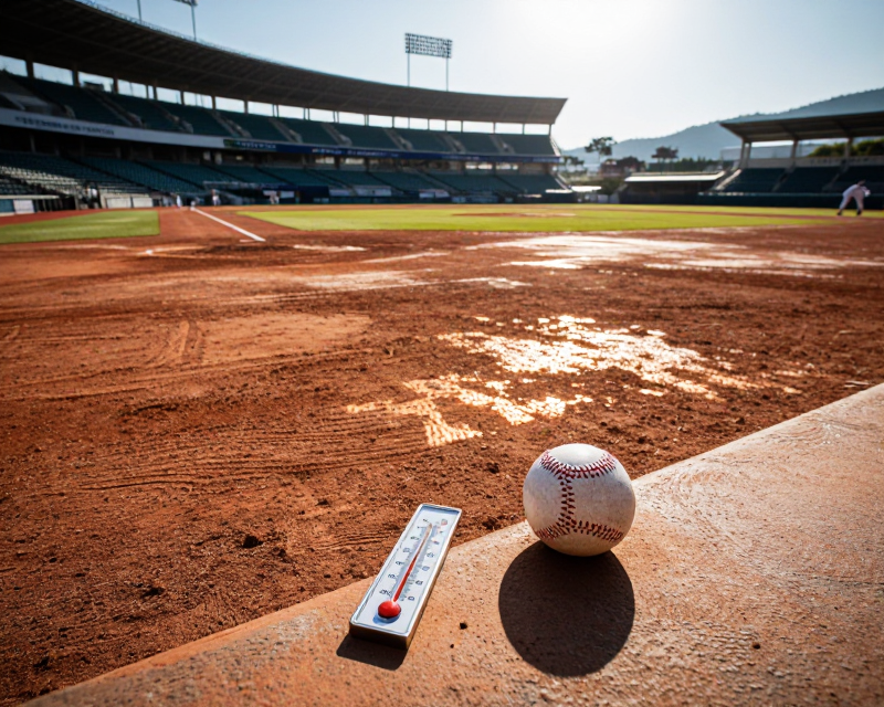 Heatwave at Baseball Stadium