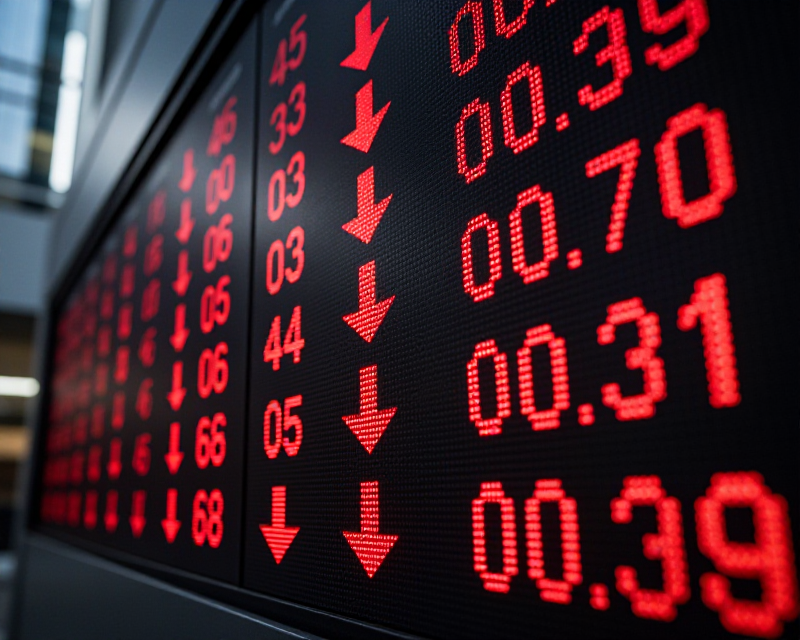 Stock Market Crash Visual