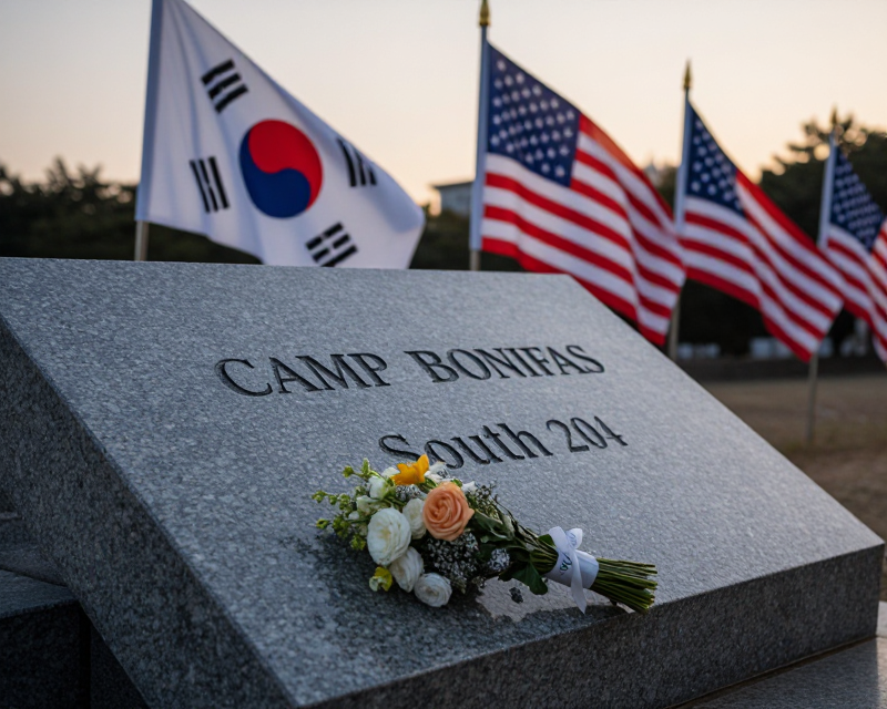 Memorial Ceremony Scene