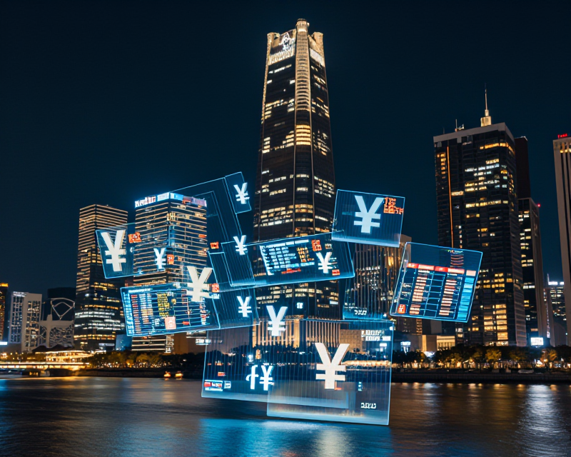 Seoul Financial District Night