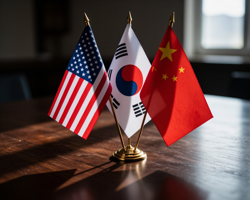 Geopolitical Tension Symbolism