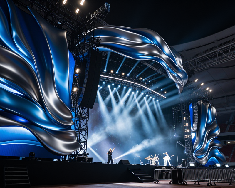 Cinematic Concert Stage Atmosphere