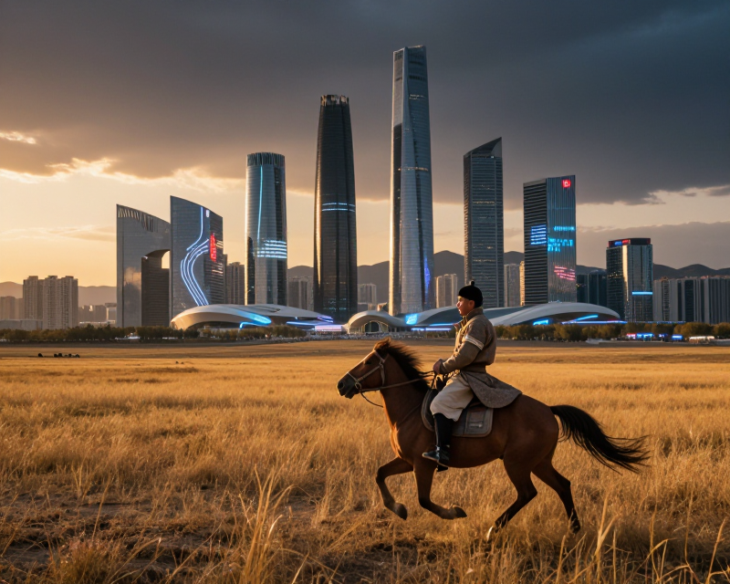 Symbolic fusion of Korean pioneering spirit and Mongolian nomadic spirit