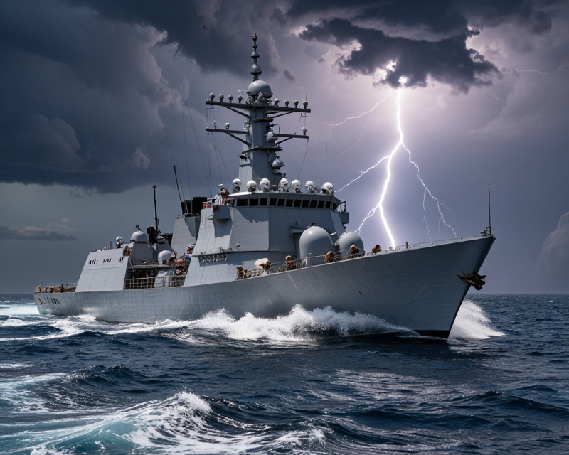 Cinematic Naval Destroyer