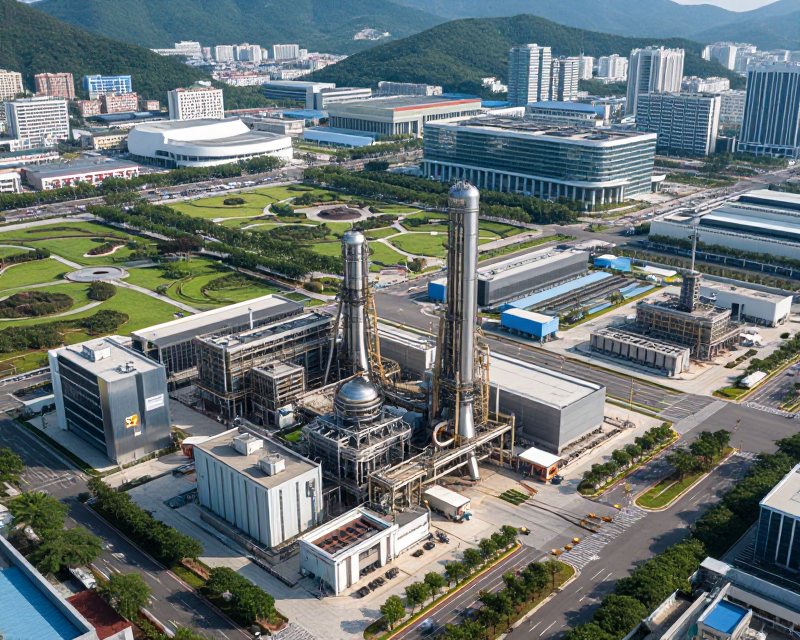 Futuristic Korean Tech Hub