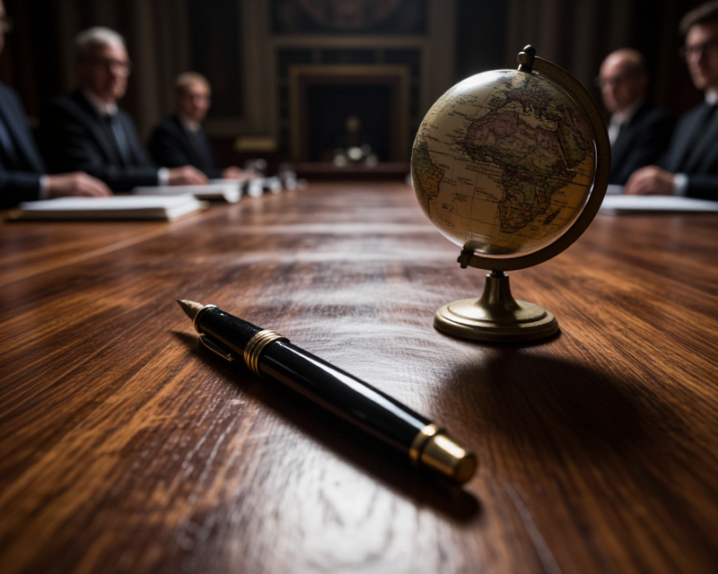 Diplomatic Tension Atmosphere