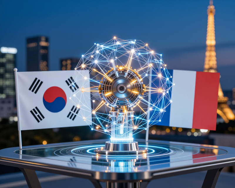 Korea-France Tech Partnership Visualization