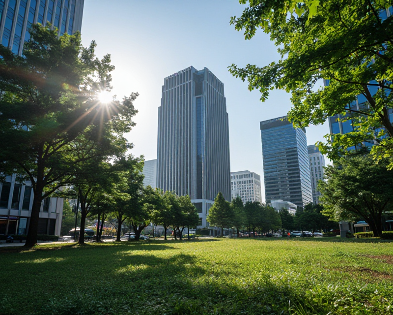 Sunny Morning in Seoul