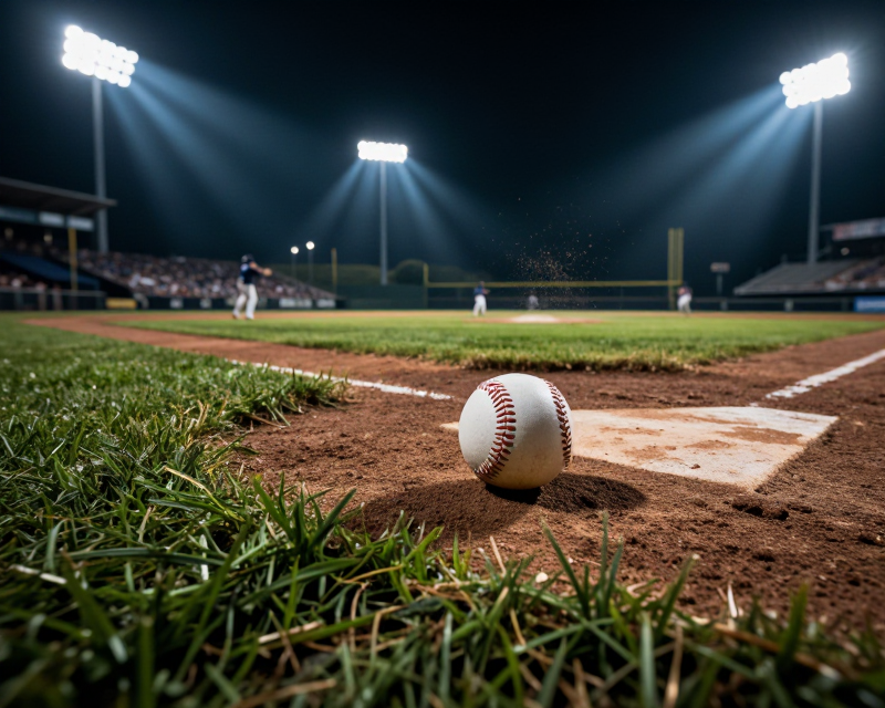 Dramatic MLB Stadium Night