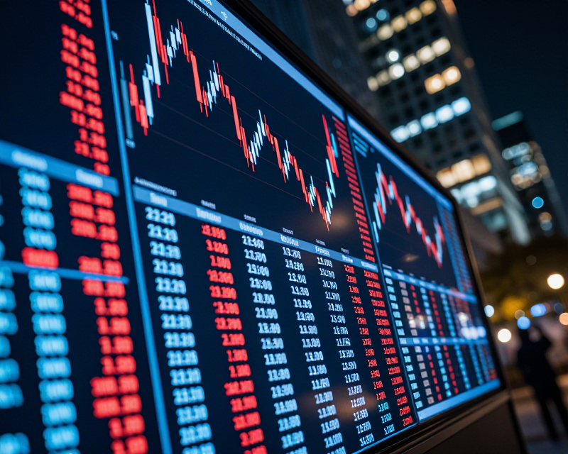 Stock Market Digital Display