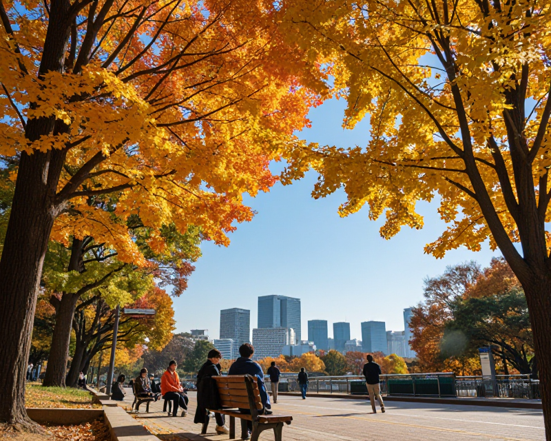 Sunny Autumn in Korea
